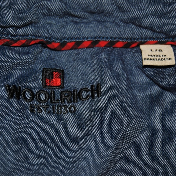 Woolrich Blue and Black  Flannel Shirt - Picture 4 of 4